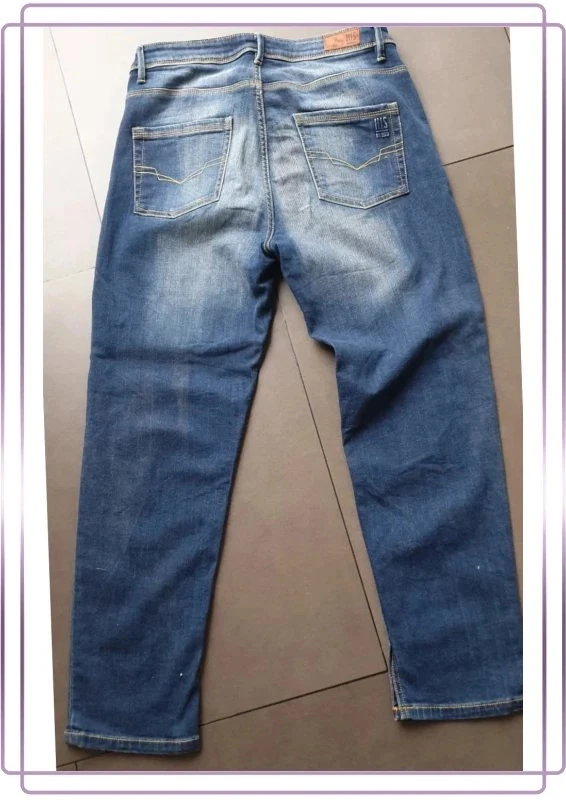 Calça jeans reta H.I.S, nova – photo 2
